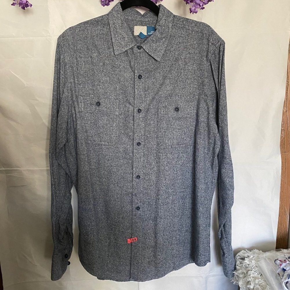 14th and Union denim like dress shirt